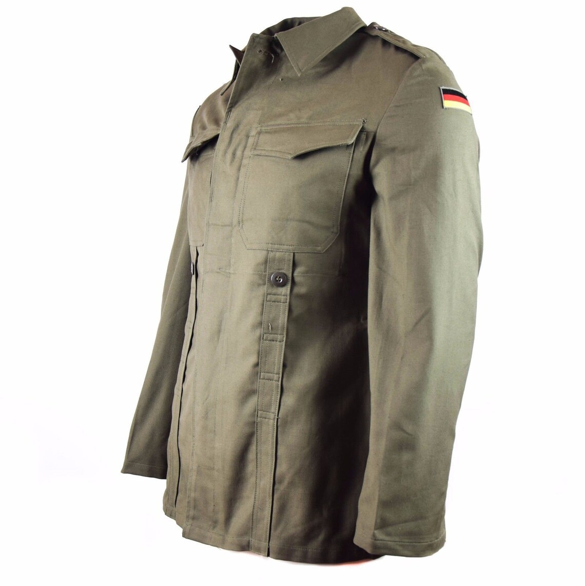 Vintage German Bundeswehr Moleskin Vest / Olive Green Grey / Unisex main image 1