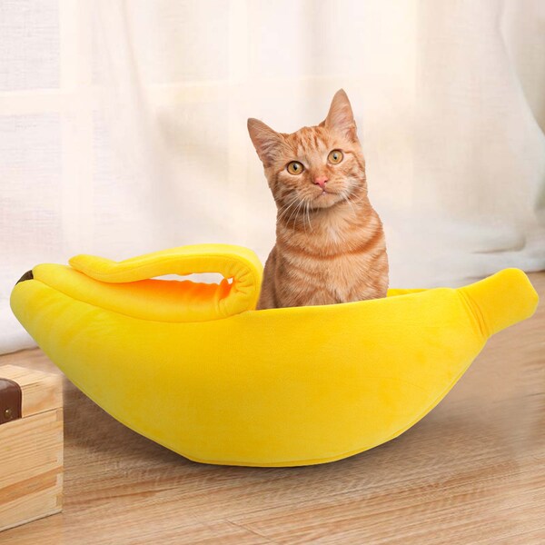 Cat Banana Bed Etsy