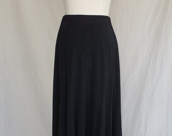 1940s classic rayon skirt with waistband