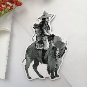 Traveling with a Friend Sticker