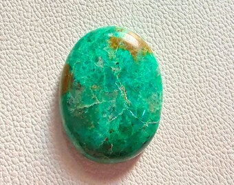 38.65Cts Chrysocolla Cabochon NC0170 Natural Chrysocolla Gemstone,Peruvian Chrysocolla Cabochon Size 27x19x7mm