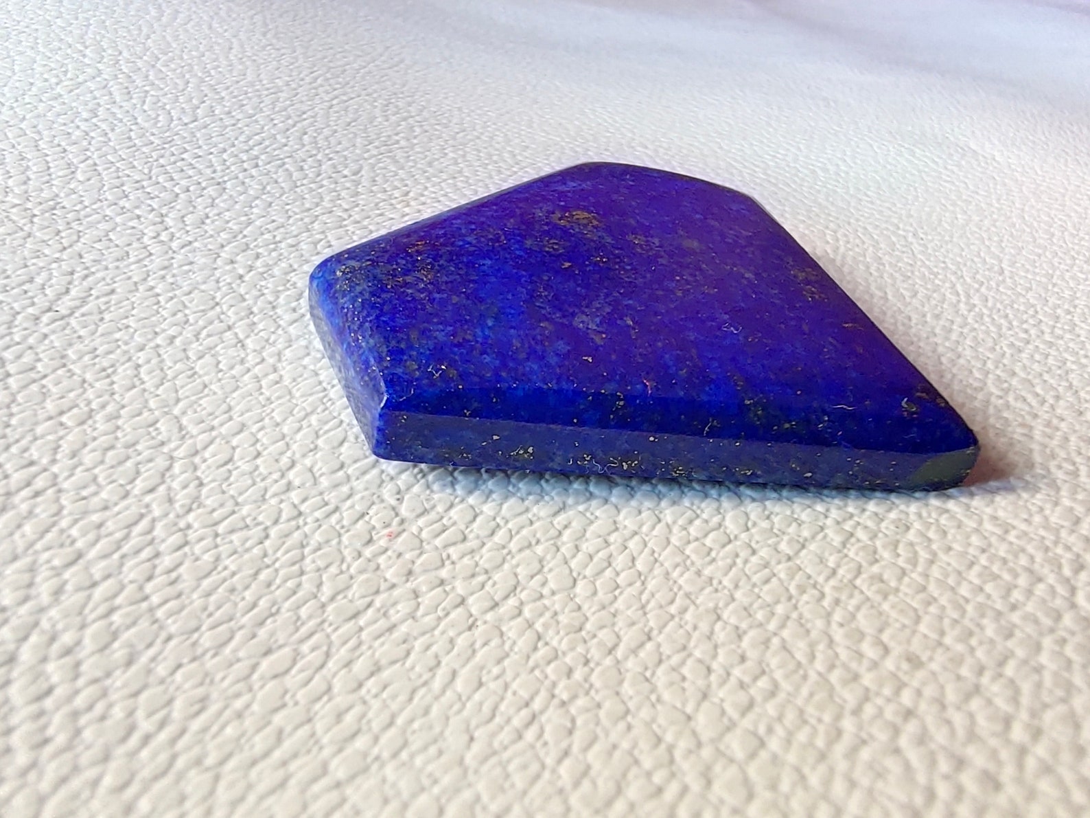 Azul Natural Lapis Lazuli Piedra Preciosa Cabujón De Alta Etsy