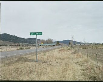 Photograph of Greenwich in Utah, America. Tiny village in the middle of nowhere! Probably not the Greenwich you know!