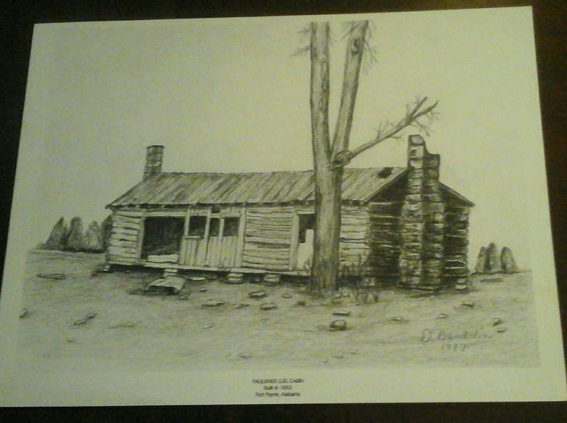 Faulkner S Cabin Etsy