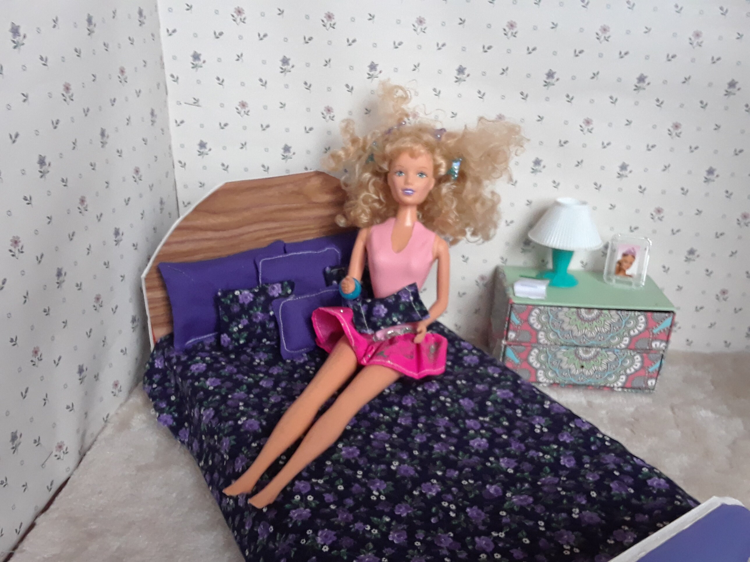 Barbie Doll Bedding 9pc Full size Handmade Covers for Barbie | Etsy