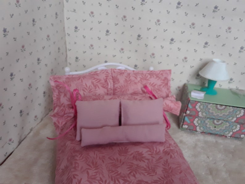 Barbie Doll Bedding 7pc Handmade Covers For Barbie Doll Bed Any 11 5 Fashion Doll Bed Skipper Blythe Lammily Bratz