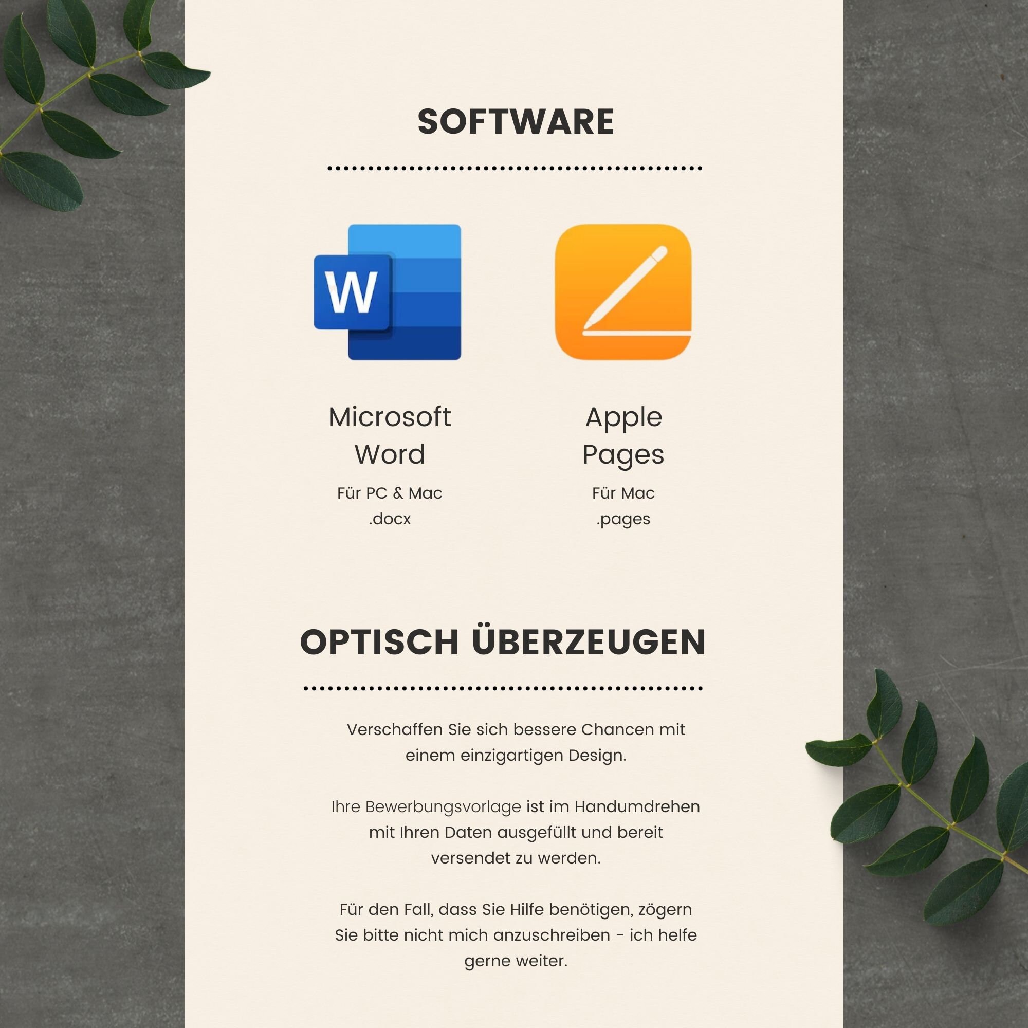 CV Template for Word Application Template Modern CV Cover Etsy