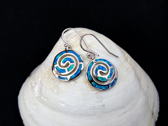 SILVER925 BLUE SWIRL MOTIF RING/シルバー/リング Spiral Blue Silver 
