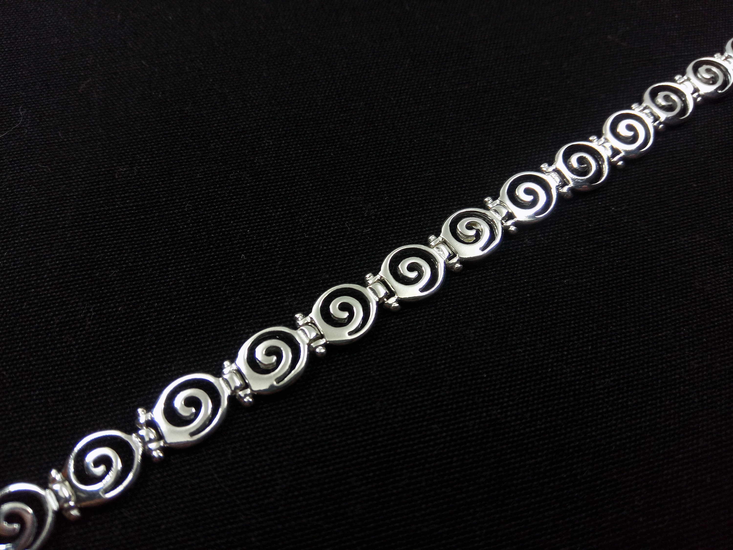 Sterling Silver 925 Ancient Greek Spiral Bracelet 8mm Greek Silver Bracelet Greek Jewelry Griechische Silber Armband Bracelet Grecque Etsy