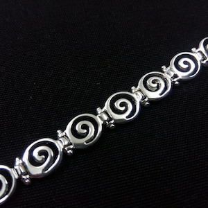 Sterling Silver 925 Ancient Greek Spiral Bracelet 8mm, Greek Silver Bracelet, Greek Jewelry, Griechische Silber Armband, Bracelet Grecque