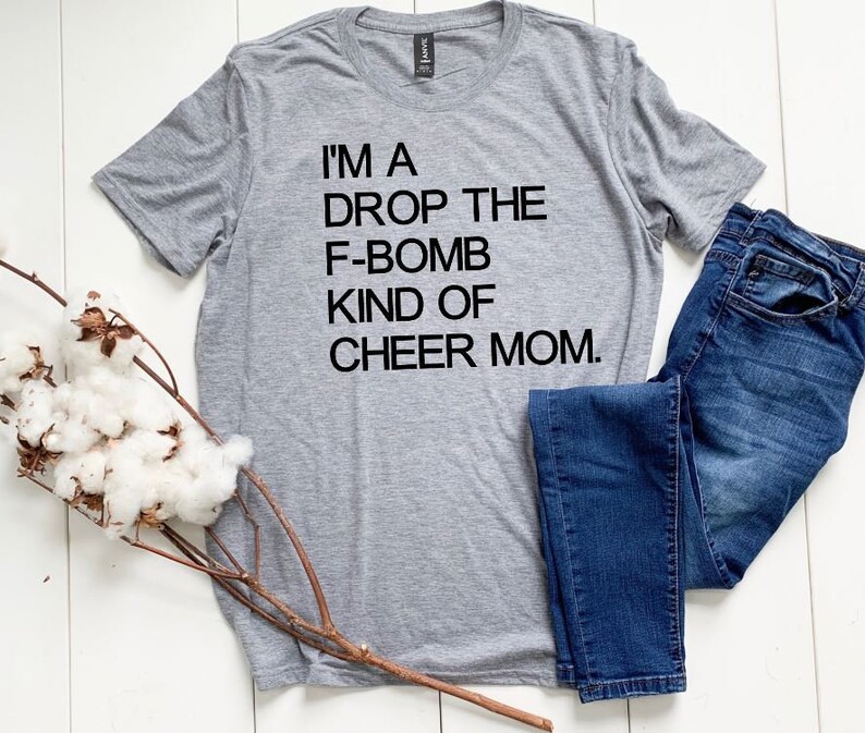 funny cheer mom shirts