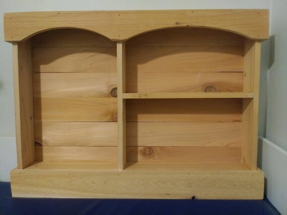 Rustic Cedar Wall Shelf Knick Knack Collectable Image 0