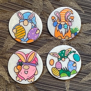 Easter Gnome Painted Rocks SEALED only 5 dollars each!