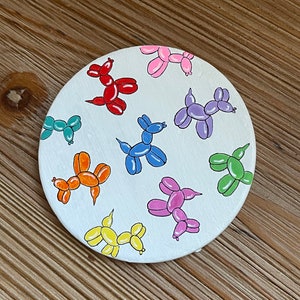 Fun balloon animals Painted Rock SEALED Dog balloon animals