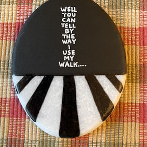 Stayin’ Alive painted rock SEALED