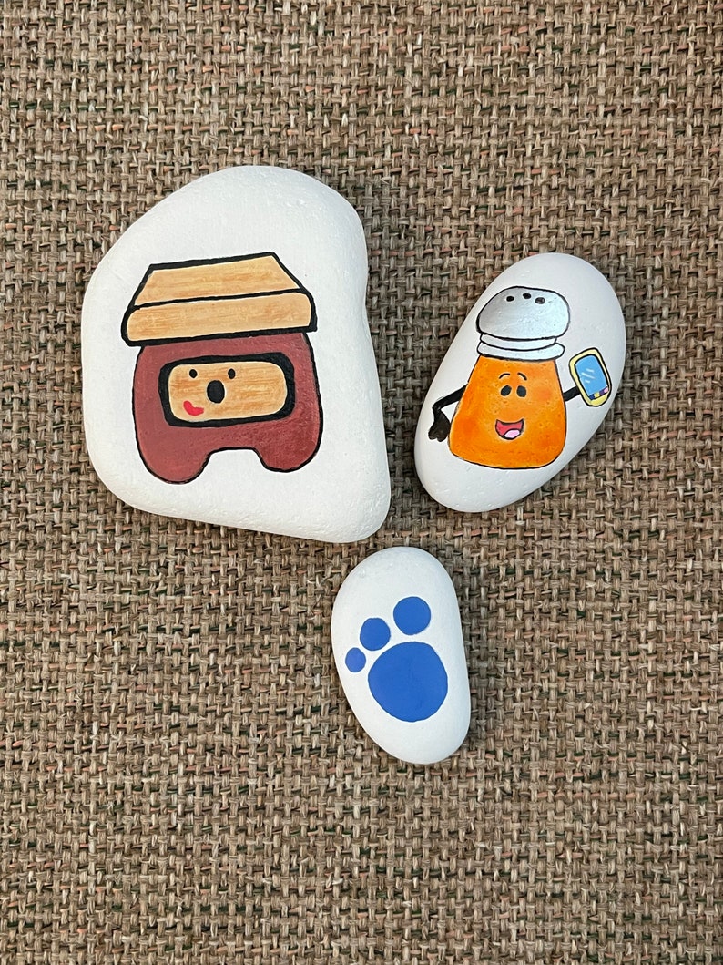 Blues Clues Characters Side Table Drawer Paprika and Paw Etsy