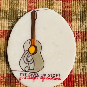 Don’t come around here no more painted rock SEALED