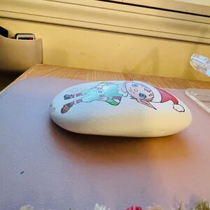 Adorable Elf Painted Rock SEALED - Etsy