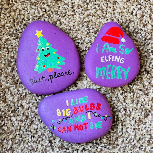 Funny Painted Rocks - Etsy