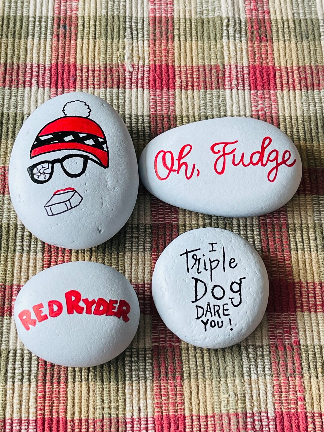 A Christmas Story Painted Rocks - Set of 4 ! SEALED - Etsy