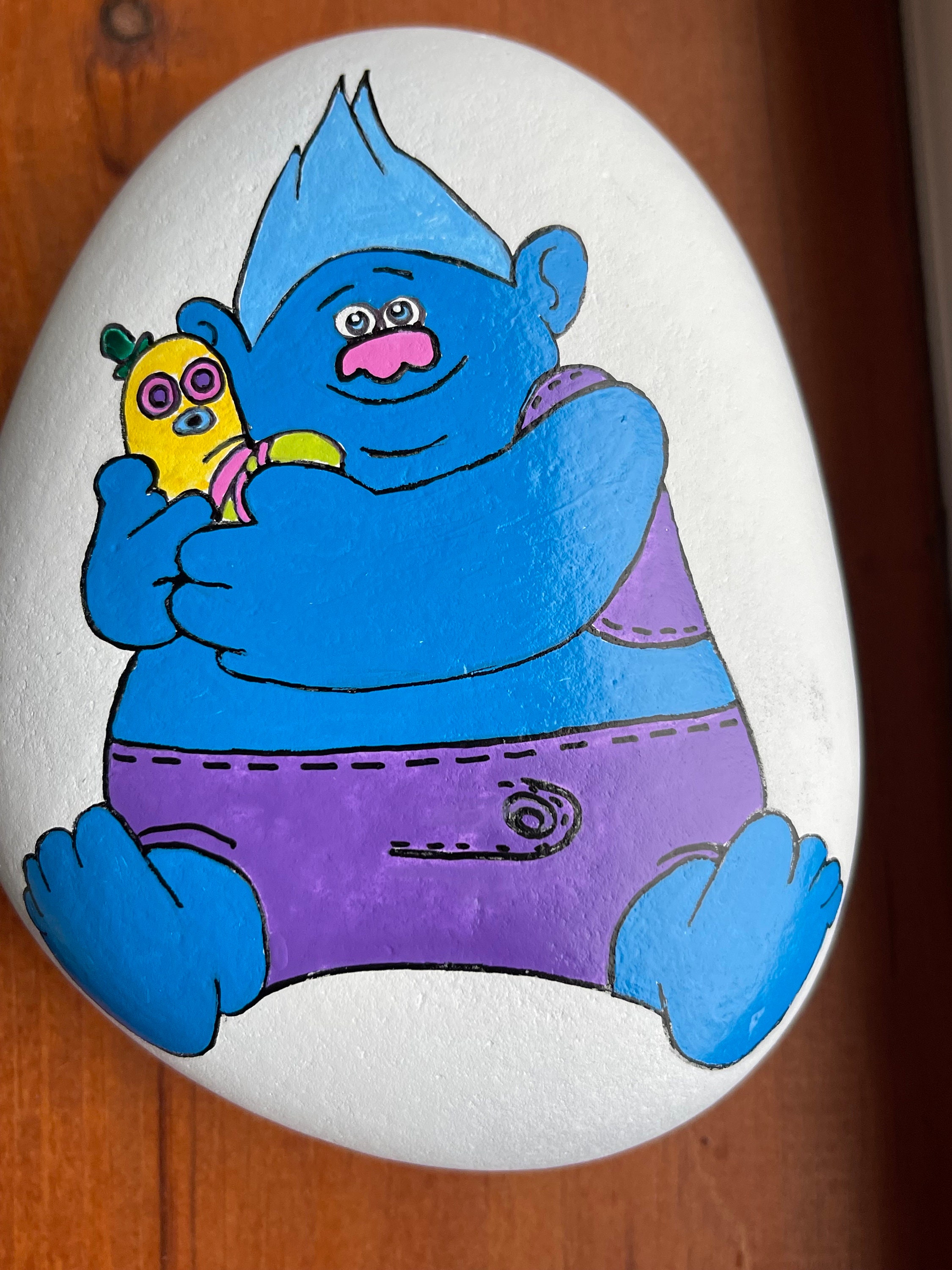 Trolls As Rocks Trolls Painted Rock - Biggie SEALED - Etsy