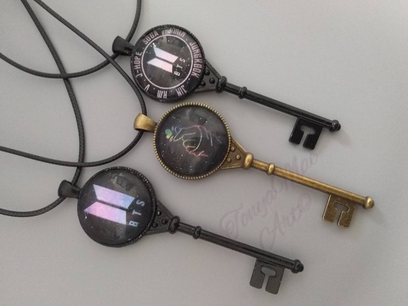 BTS Key Pendant personalized Made to Order Etsy