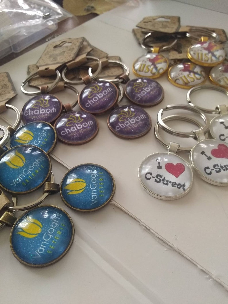25 Bulk Keychains personalized Made to Order Etsy