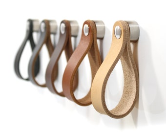 Leather Drawer Pull Leather Door Pull Leather Drawer Pulls Leather Handle leather cabinet pull leather cabinet handle cabinet handle