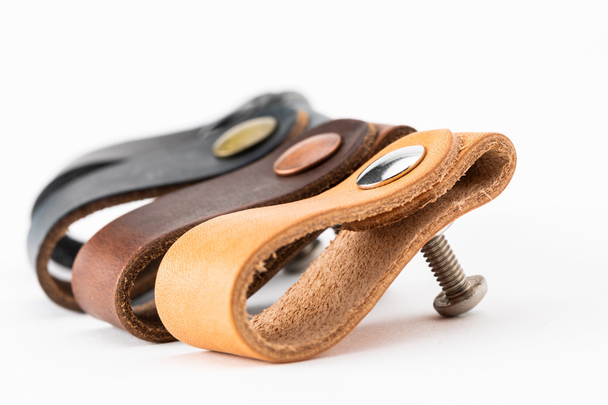 Rustic Leather Drawer Pulls Ikea Hemnes Leather Replacement Etsy