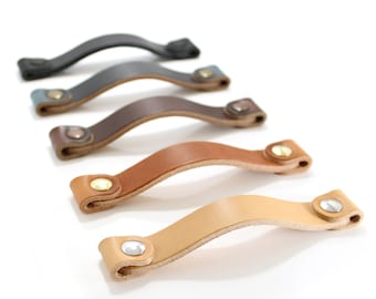 Leather Drawer Handles leather bohemian decor replacement dresser handles cupboard handles bathroom decor mid century modern cabinet handle