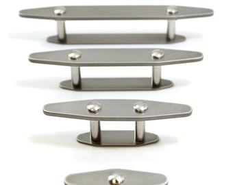 Boat Cleat Drawer Pulls Nautical Cabinet Pulls Coastal Drawer Pulls Antique Brass Cabinet Pulls mid century modern cabinet hardware