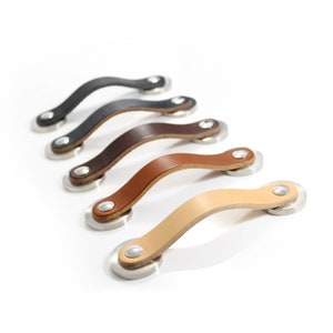Leather Drawer Handles leather bohemian decor replacement dresser handles cupboard handles bathroom decor mid century modern cabinet handle