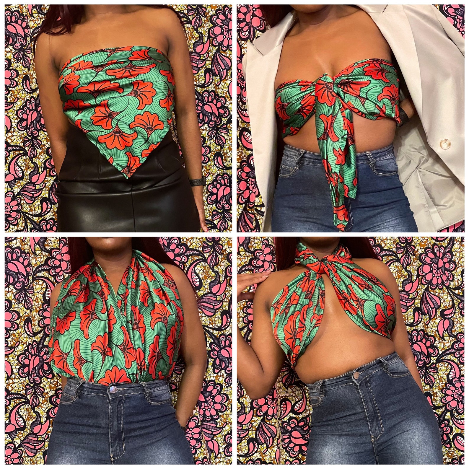 Silk Wrap Top