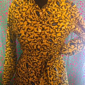 Slightly Oversized African print T-shirt dress, Handmade African Print shirt, African Print Top, African Print blouse, woman’s gift,
