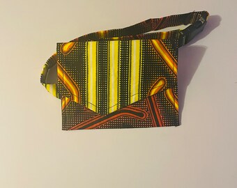 Handmade African print belt bag and cross body bag- CROSSED BODY BAG collection. 100% cotton, Ankara belt bag, women’s gift