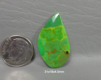 Mohave Green Turquoise Cabochon