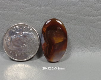 Mexican Fire Agate Cabochon