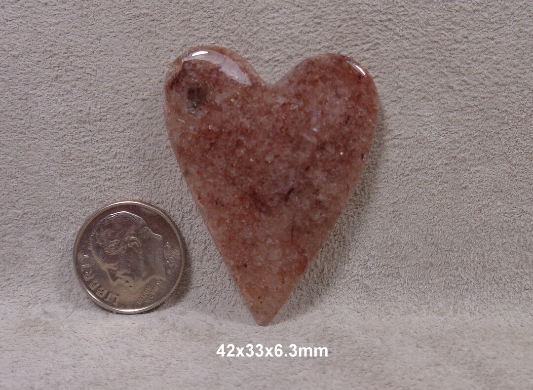 Raspberry Aventurine Mica Cabochon Etsy