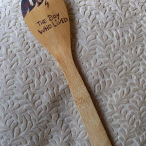 The Boy While Lived Cooking Spoon