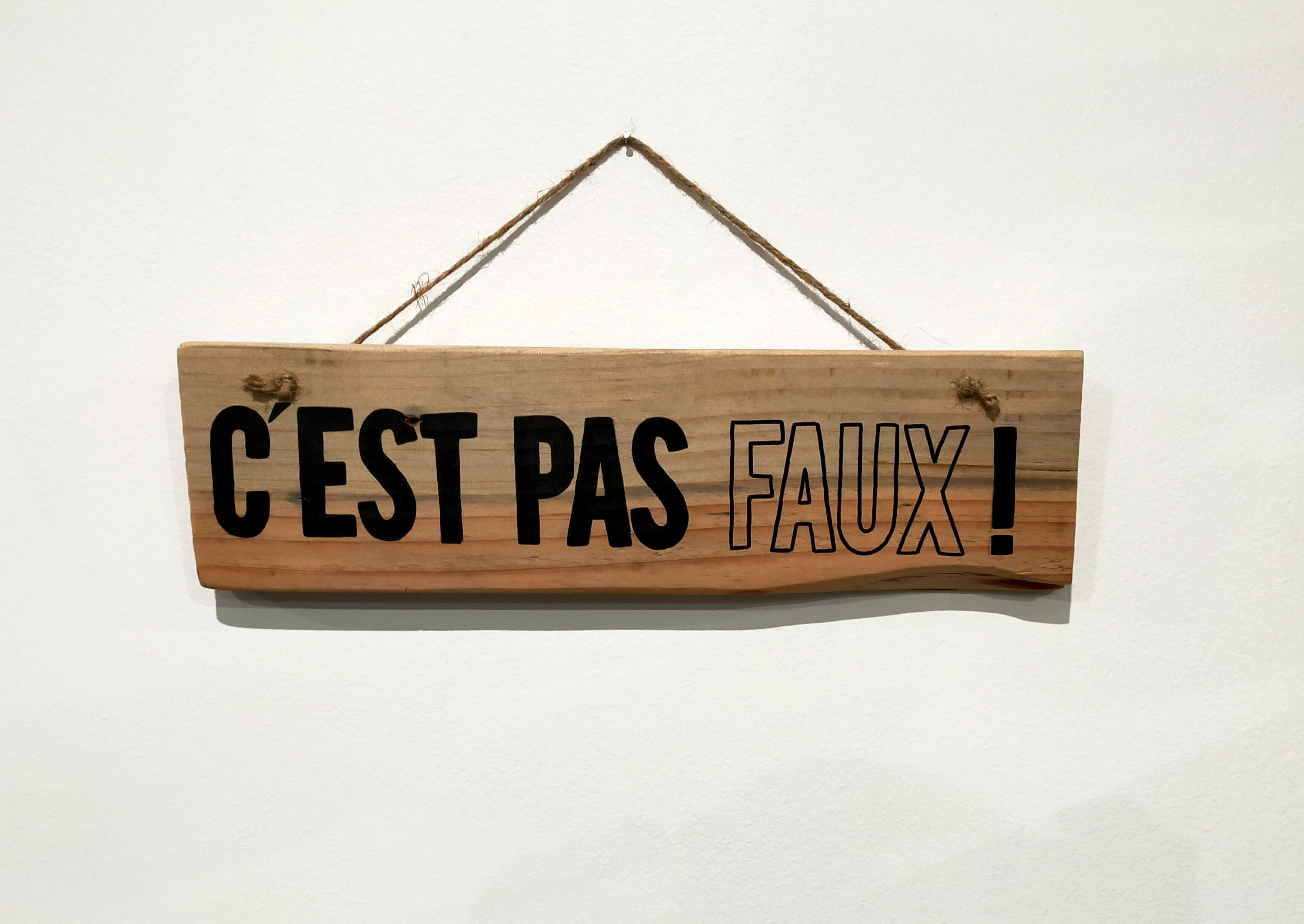 Panneau Bois C'est Pas Faux