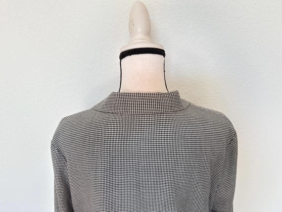 1990s Houndstooth Shacket - image 6