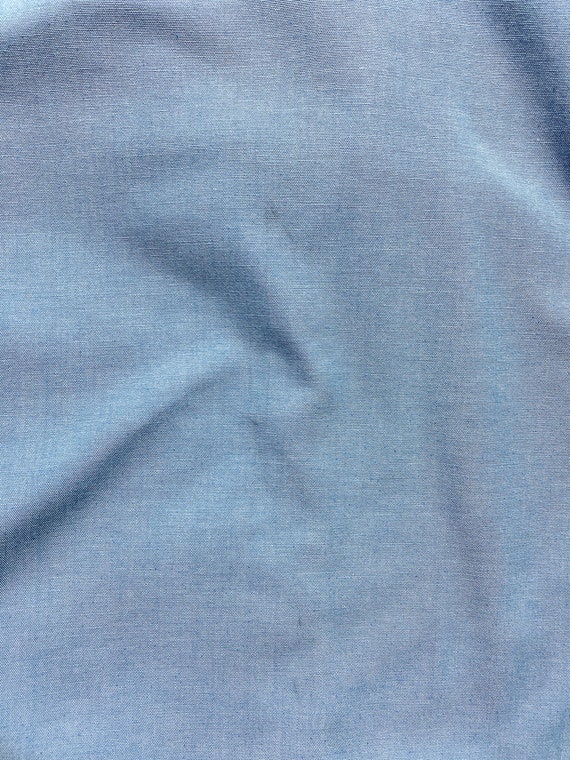 1990s Chambray Button Down with Eyelet Trim - image 8
