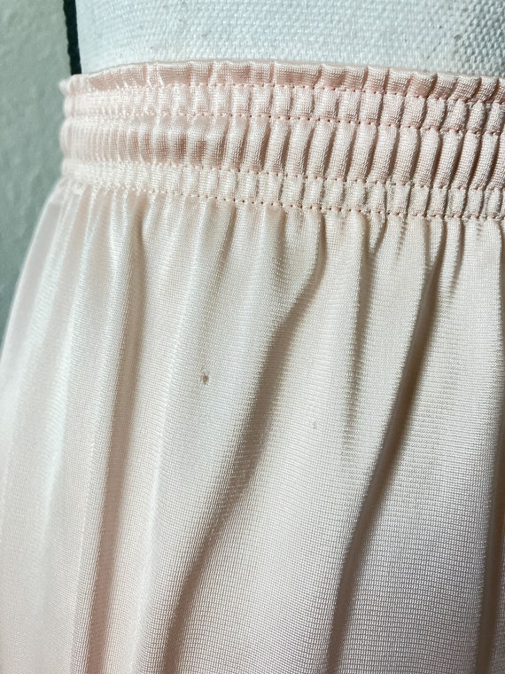 1970s Pink Nylon Pajama Pants, Vintage Satin PJ P… - image 10