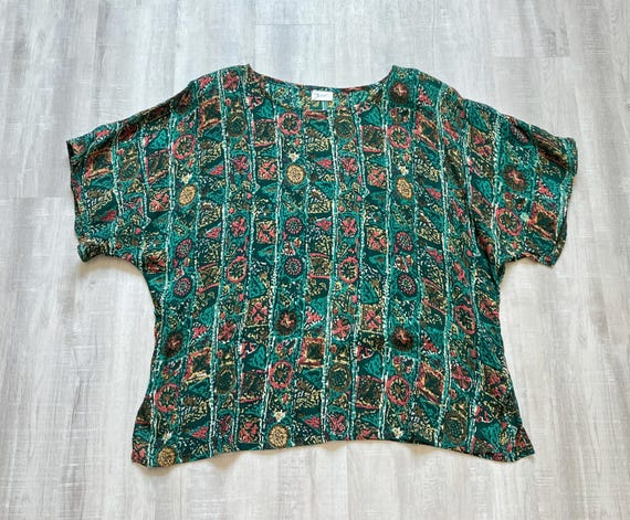 1990s Multicolor Pullover Top - image 7