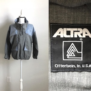 1980s Two Tone Chambray Sweatshirt with Pockets