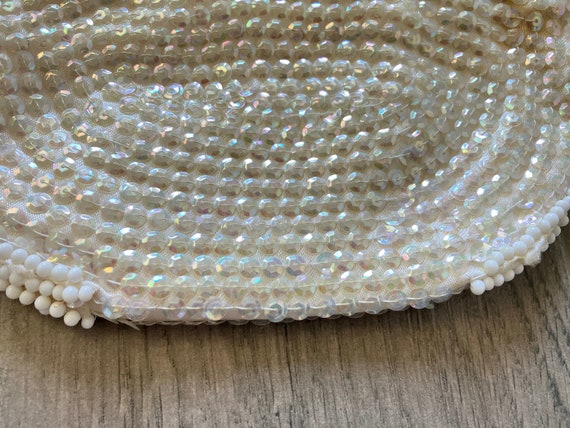 1940s 1950s Small Beaded Clutch - image 7