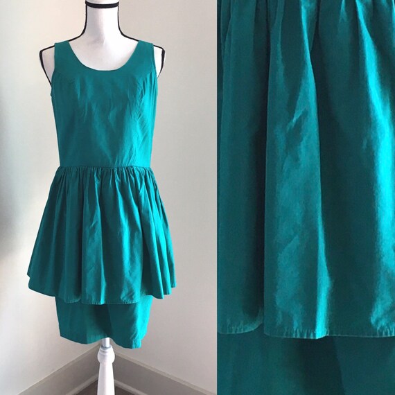 Vintage Ulterior Motives,1980s PInafore Dress,1980