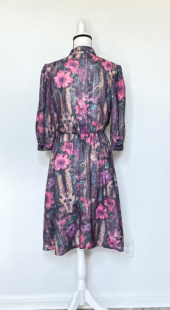 1970s abstract dress