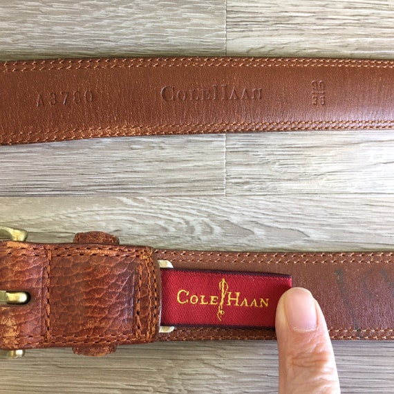Vintage Cole Haan, Early 2000s Designer Leather Belt - Etsy