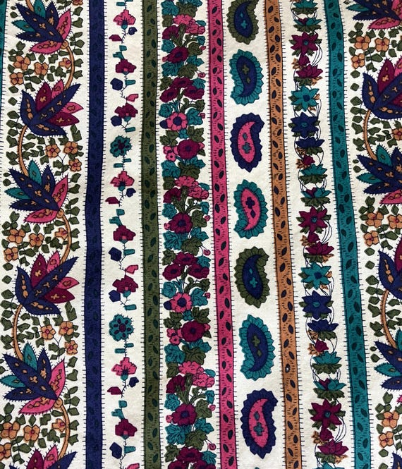 1990s Mixed Pattern Cotton Button Up Shirt - image 8